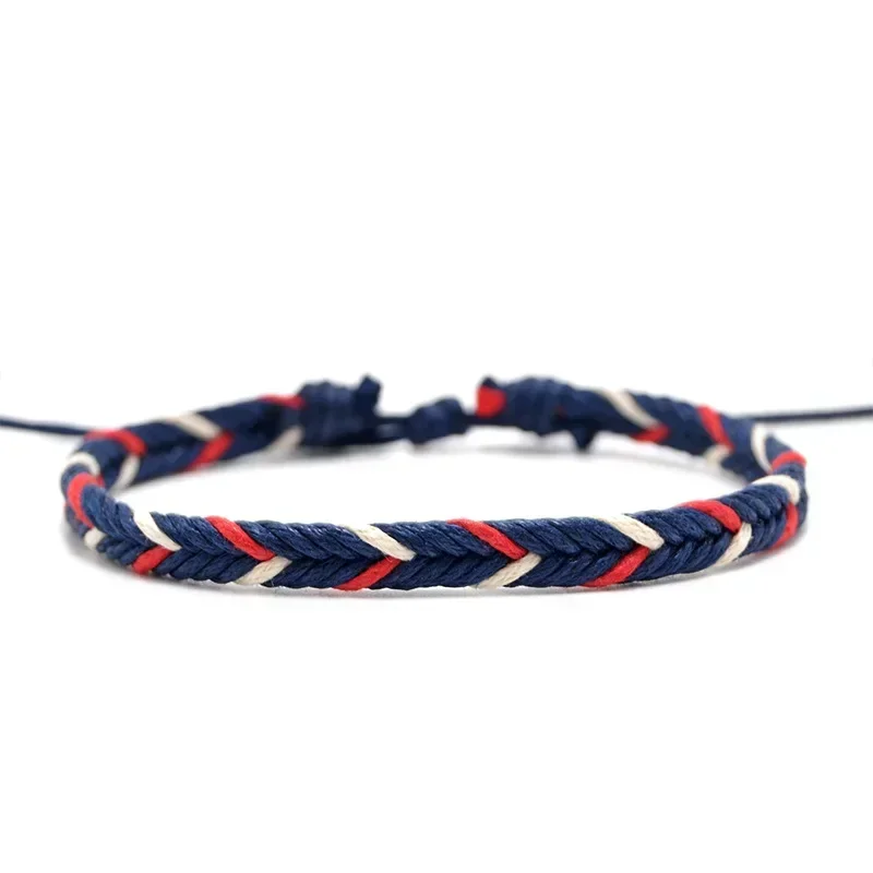 Bracelets Brazilian Cotton Braid Handmade Ethnic Multicolored Wrap Woven Rope Friendship Bracelets for Women Men bracelet jewelry