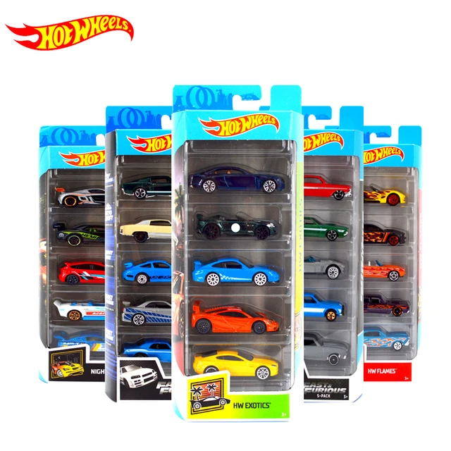  Hot Wheels Fast & Furious Bundle, 5 Premium Vehicles