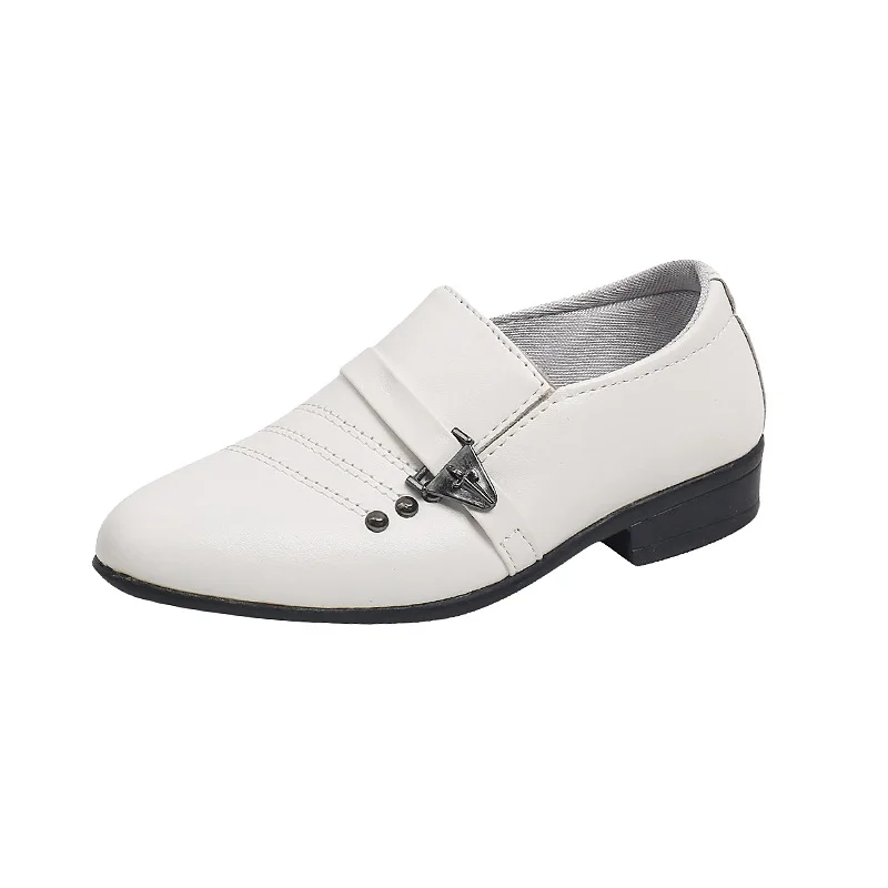 Boys Black Dress Loafers 6