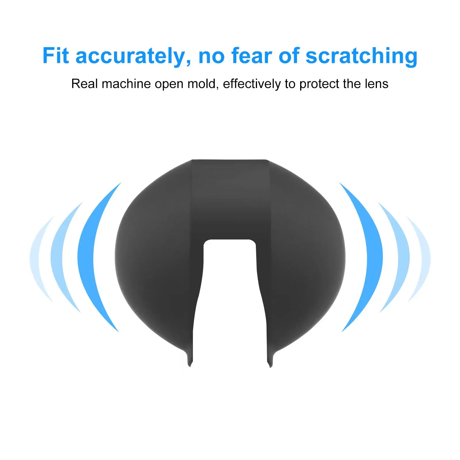 For Insta360 X5 PULUZ Invisible Dive Case Lens Guard Silicone Protective Lens Cap Cover