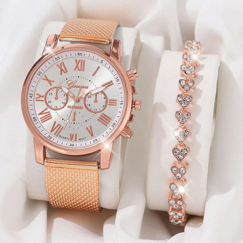 Watches Oro Relojes Mujer Amazon Premium Geneva-Reloj De Pulsera