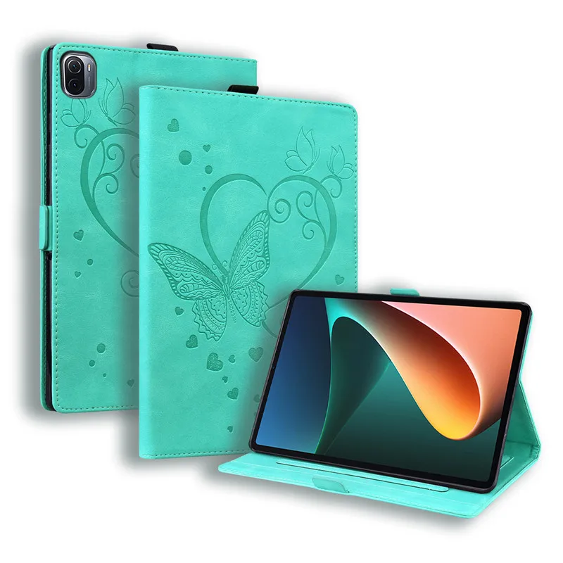 

Case for Xiaomi Mi Pad Pad5 MiPad5 5 Pro 5Pro Global Tablet Cute Butterfly Flower Embossed for Funda Mi Pad MiPad 5 Pro 11 Case