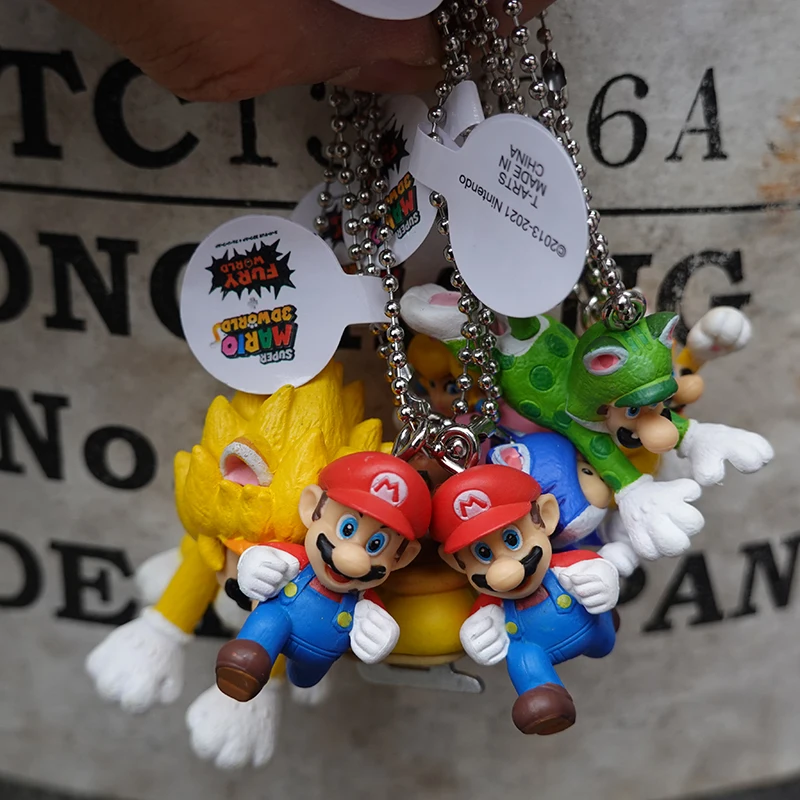 Game Super Mario Kart Yoshi Luigi Waluigi Bowser Cosplay Acrylic Key Chain  Keychain Pendant Prop Accessories Gift - AliExpress