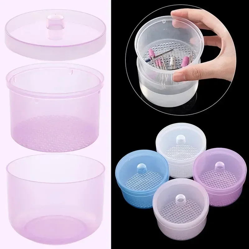 Nail Art Drill Bits Grinding Head Sterilizer Disinfection Box Nail Tool Cleaning Box Manicure Storage Case Clipper Accessories nail art tools,nail drill bit,nail drill bits,nail manicure tools,nail manicure accessories,nail cleaning tools,nail storage box