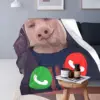 John Pork Is Calling Blankets Soft Warm Flannel Throw Blanket Cover for Bed Living room Picnic Travel Home Couch 4