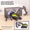 Huina new 339D 1:18 Alloy 13Channel Remote Control Excavator Version 2.4G Wireless Large Construction Vehicle Excavator Toys 1