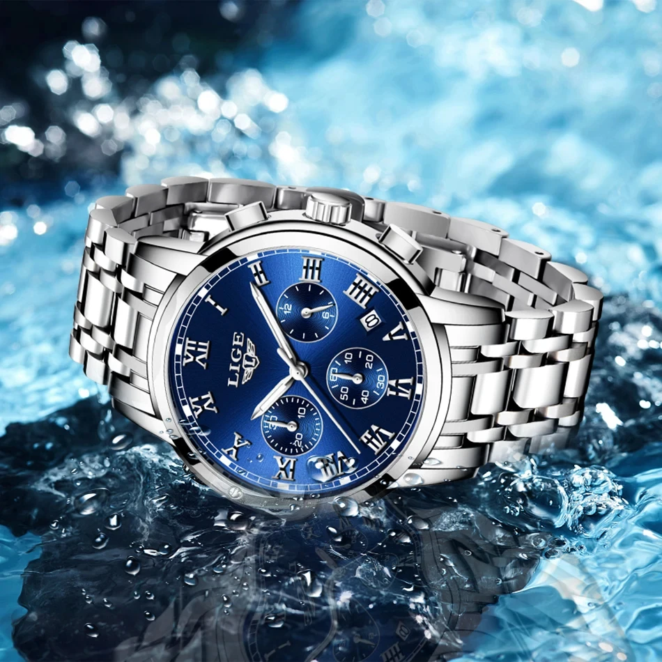 LIGE 2024 Watch - Dial detail