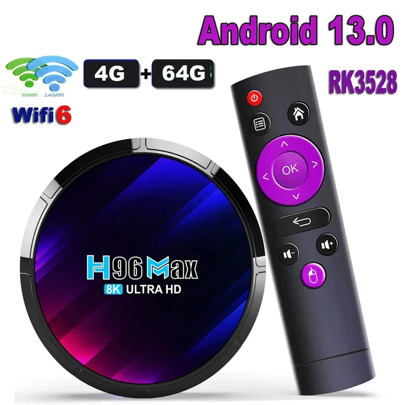 For Xiaomi 2023 New H96 MAX Android 13 TV BOX RK3528 64GB 32GB 16GB 2.4G 5G WIFI 6 BT 5.0 Global Media Player Set Top Receiver 2023 android 13 tv box g96 max google voice ota smart set top box android13 rk3528 dual band 2 4g