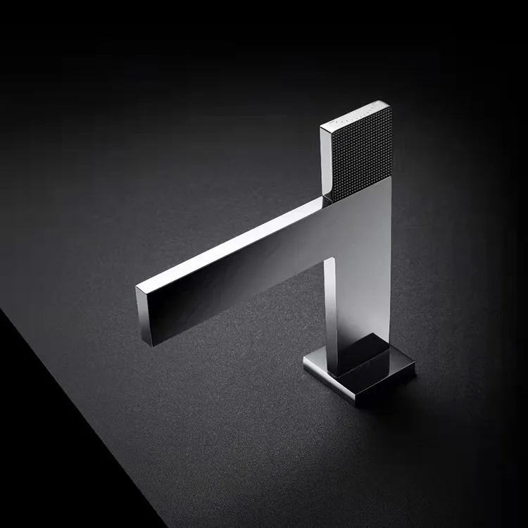 Creative Brass Bathroom Basin Faucet Single Handle Hot and Cold Mixer