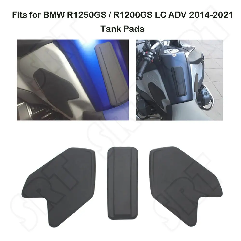 Fit for BMW R1250GS R1200GS LC ADV GS R1250 R1200 2014-2022 Motorcycle Tank Pad Side Fueltank Traction Knee Grips Anti Slip Pads