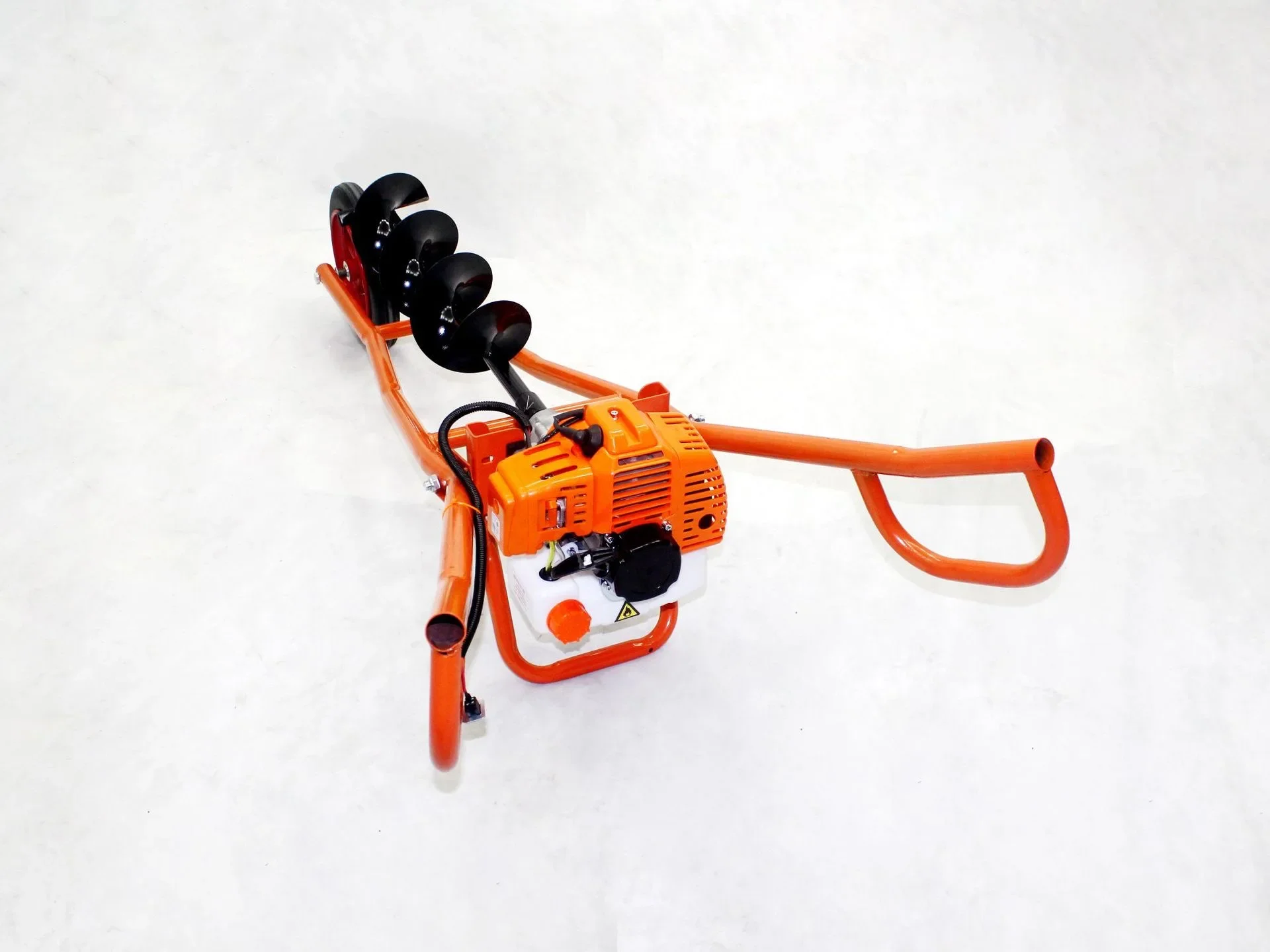 Hand Push single Wheel Ground Drilling Frame Agricultural Hole Drilling Ground Drilling Frame 6