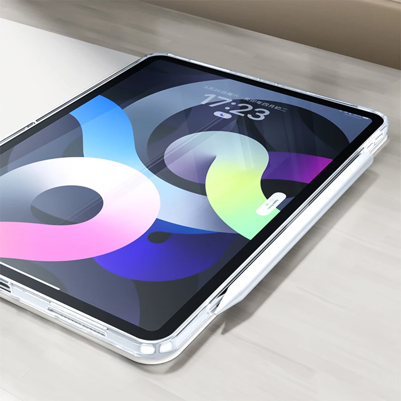 Acrílico Shell Transparente e pu Case para Ipad Nova Capa Tablet ° 109 Air ° Pro 11 129 2023 - Imagem 4