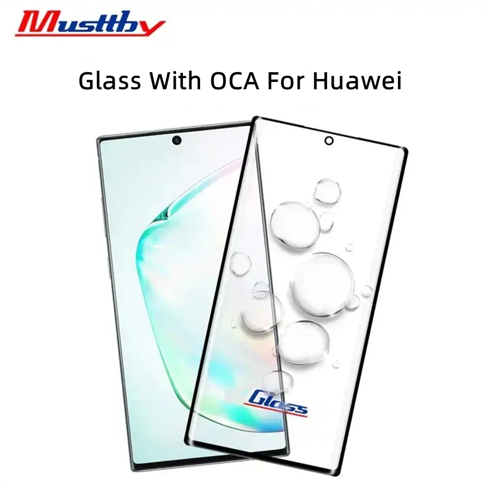 

5PCS Musttby-YOUR Glass With OCA High Quality For Huawei Nova 7pro/8/8pro Mate 20pro/30pro/40/40pro/40pro plus P30/P40/P50 Pro