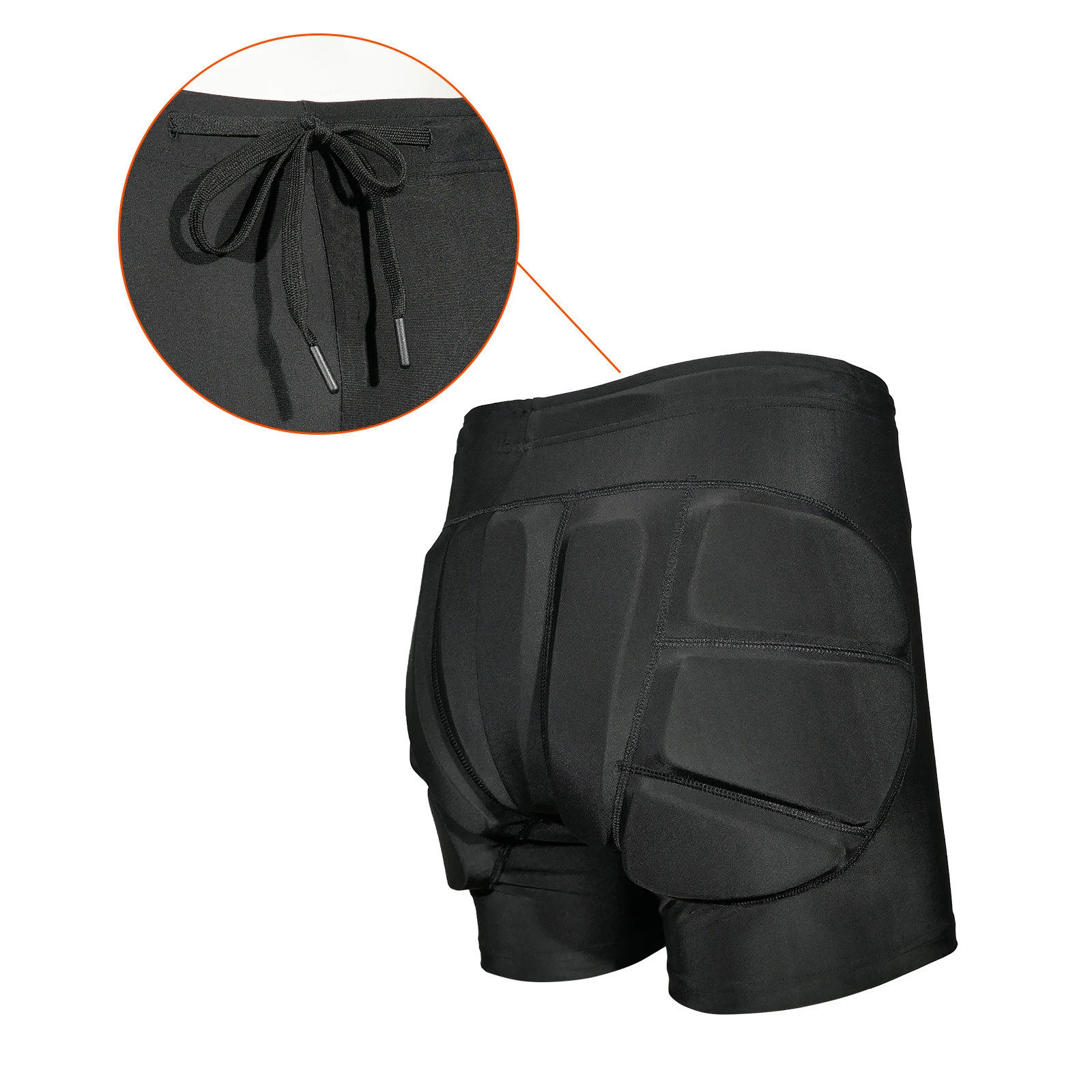 AVIVOR Figure Skating Protective Shorts with Side Zipper and 3D Padding for Kid Youth Adult, Suitable for Skiing Skateboarding