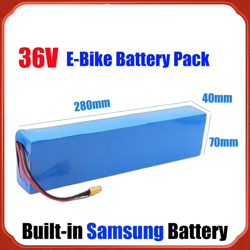 36 V 13ah 14ah 15ah 30ah Lithiumbatterij Samsung Elektrische Fiets Batterij 36 V 10ah Fahrrad Akku Fiets Accu 36 Volt Batterie 36 V 20ah