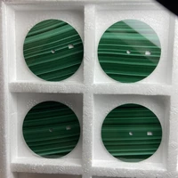 28.5x0.4mm NH35 Watch Dial Natural Green Malachite Blue Sandstone CNC Machine Cut 2