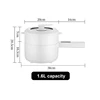 1.6L Smart Electric Cooking Pot Reservation Multifunctional Non-stick Electric Wok Household Electric Hot Pot With Steamer 220V 6