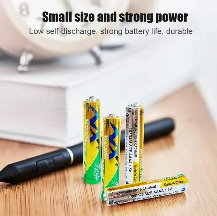 AAAA E96 LR61 LR8D425 1.5V Alkaline Battery 4PCS For Stylus Laser Pen Touch Bluetooth Earphone Clock LR8D425 MN2500 MX2500 alkaline battery disposable battery
