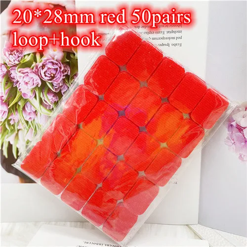 20x28mm red 50pair
