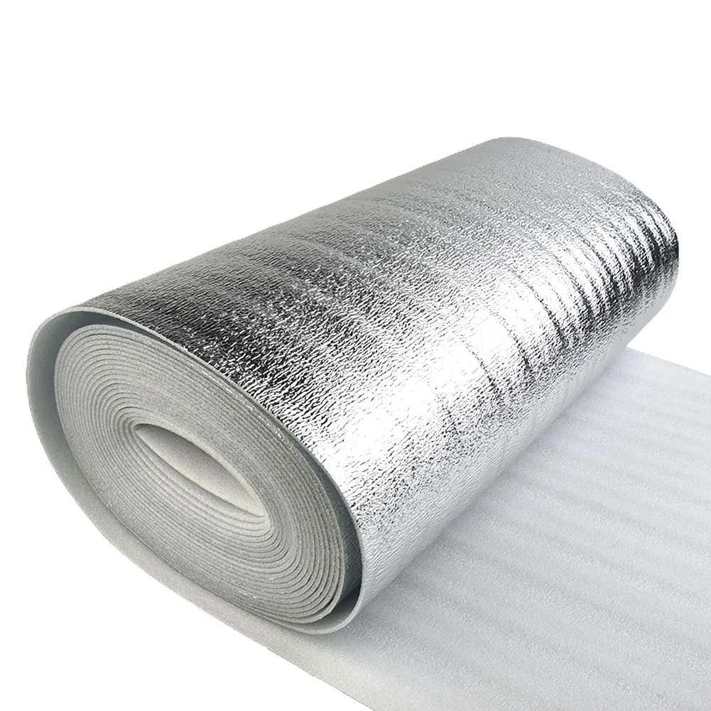 

1Roll Radiator Reflective Film 5m/10m PET Aluminized Film Wall Thermal Insulation Pad For Multifunction Increase The Temperature