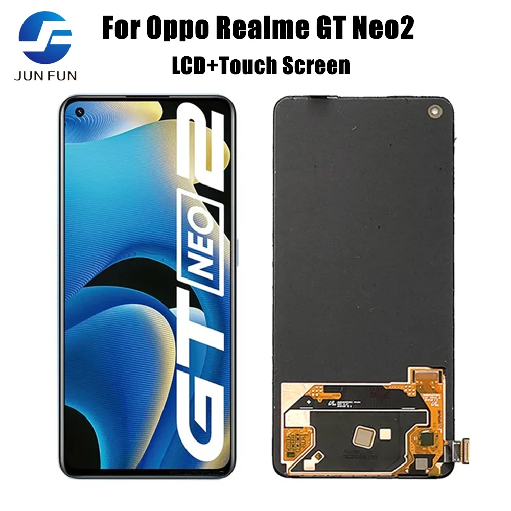 

6.62"For Oppo Realme GT Neo2 RMX3370 LCD Display Screen+Touch Panel Digitize Assembly GT Neo 2 LCD