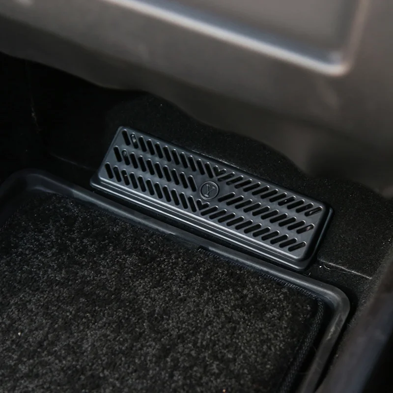 For Tesla Model Y Berlin Edition Backseat Air Flow Vent Cover Rear Under  Seat Air Conditioning Outlet Grille Protector - AliExpress