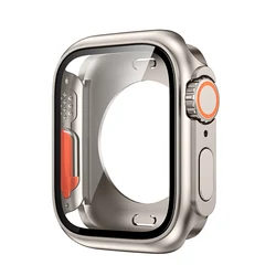 Premium Hard PC Front and Rear Bumper Case with Screen Protector for Series S10 42mm (Titanium)
