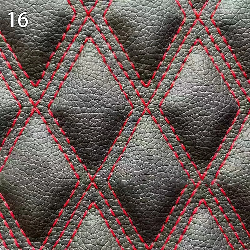 Luxurious Quilted Faux Leather Fabric for Interior Décor and Upholstery