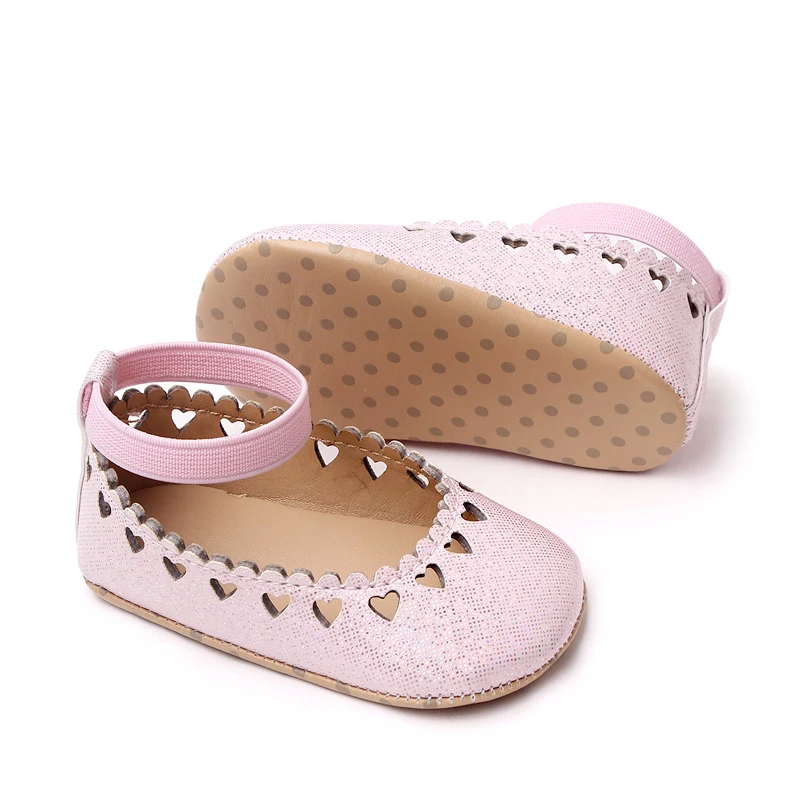 Baby Spring Summer and Autumn Cute Hollow Walking Shoes for Toddler Girl Beautiful Sneaker for 0-9-18 Month BJZ3027