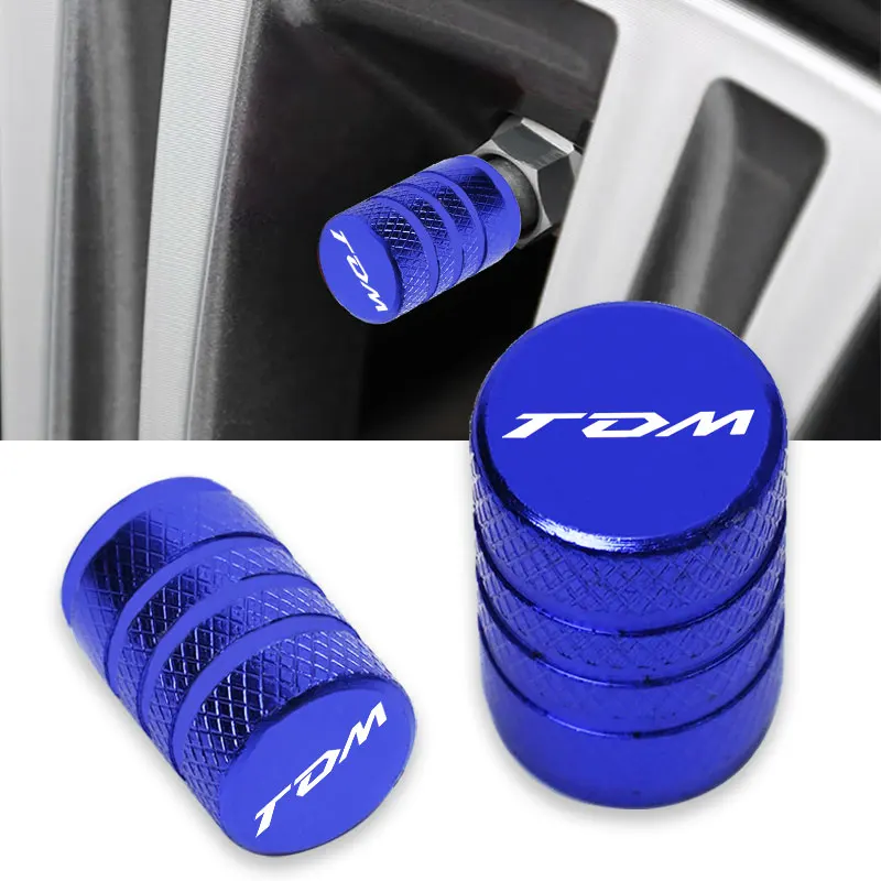 For Yamaha TDM 850 900 TDM850 TDM all years Motorcycle Accessorie Wheel Tire Valve Stem Caps CNC Airtight Covers Dustproof Caps