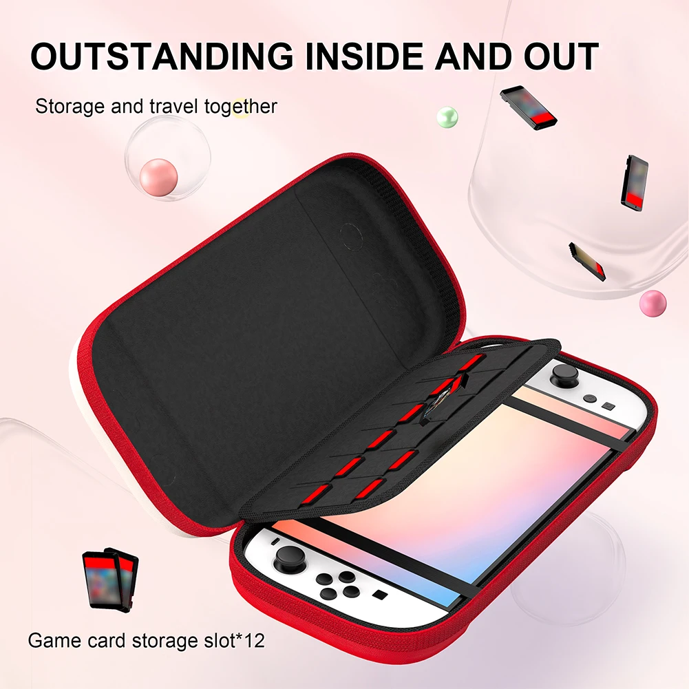 Carrying Case Shockproof Portable Storage Bag Anti-scratch Protective Travel Case Shockproof for Switch 2 Console & Accessories