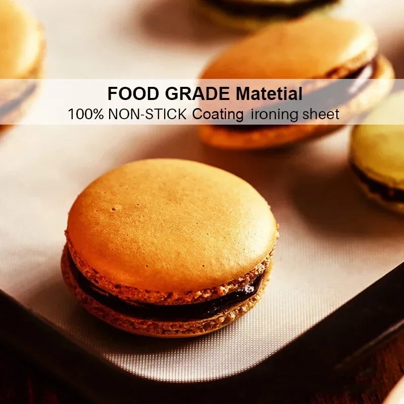 Baking Mat 40*60 cm Non-stick coating Sheet Pastry Mat for Oven Reusable Heat Resistant PTFE BBQ Craft Pad 6Pcs
