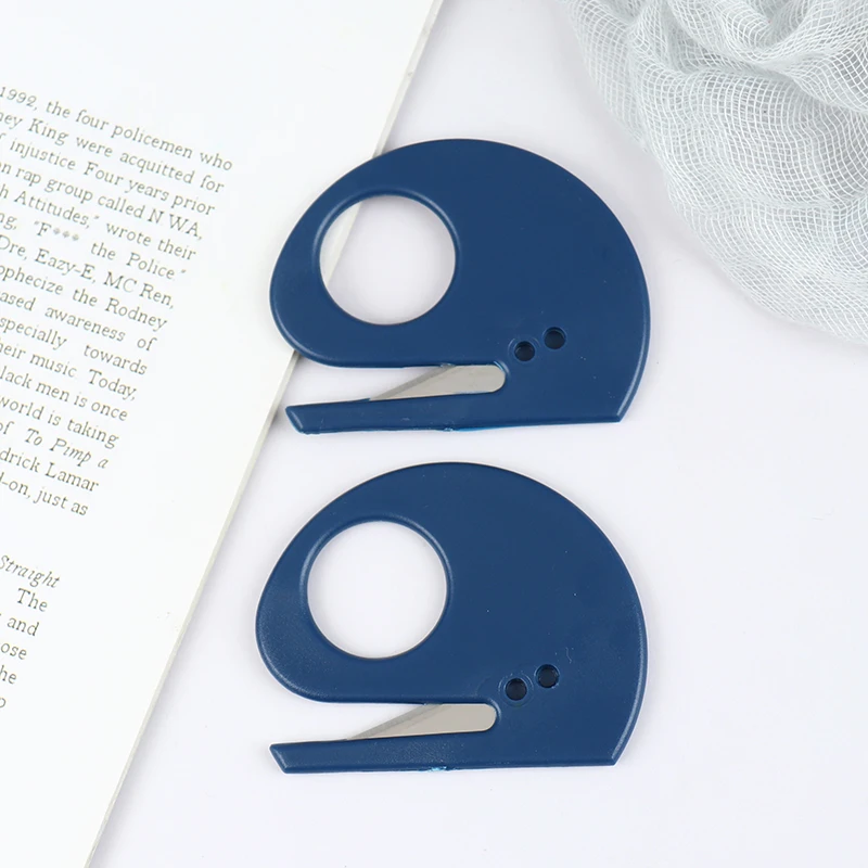 Utility Knife 2pcs Plastic Mini Letter Knife Mail Envelope Opener Safety Paper Guarded Cutter