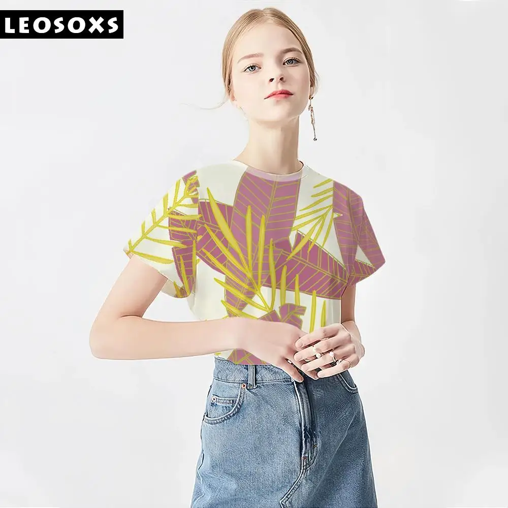 

Женские топы 2024, летняя дизайнерская женская футболка с коротким рукавом и круглым вырезом, Повседневная Обычная простая уличная Осенняя футболка для среднего возраста