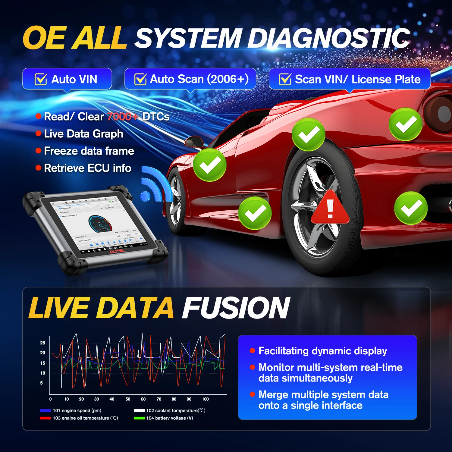 2025 Autel MaxiSys Elite II PRO أدوات تشخيص السيار...
