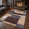 Modern Geometric Plaid Carpet for Living Room Soft Washable Rugs for Bedroom Decoration Home Parlor Sofa Large Area Floor Mats 1
