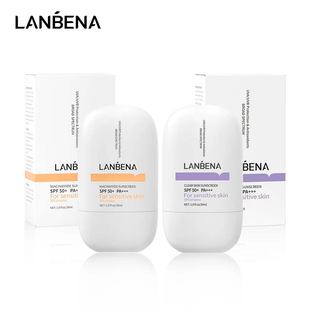 Clear Refreshing Sunscreen Waterproof Lightweight Niacinyl Whitening High Sunfast Moisturizing SPF50+ PA++ Sun Care 30ML facial sunscreen sunscreen cream
