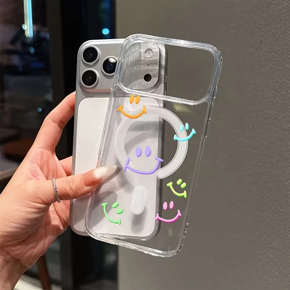 Dopamine Smile Wireless Charging Phone Case with MagSafe Cover