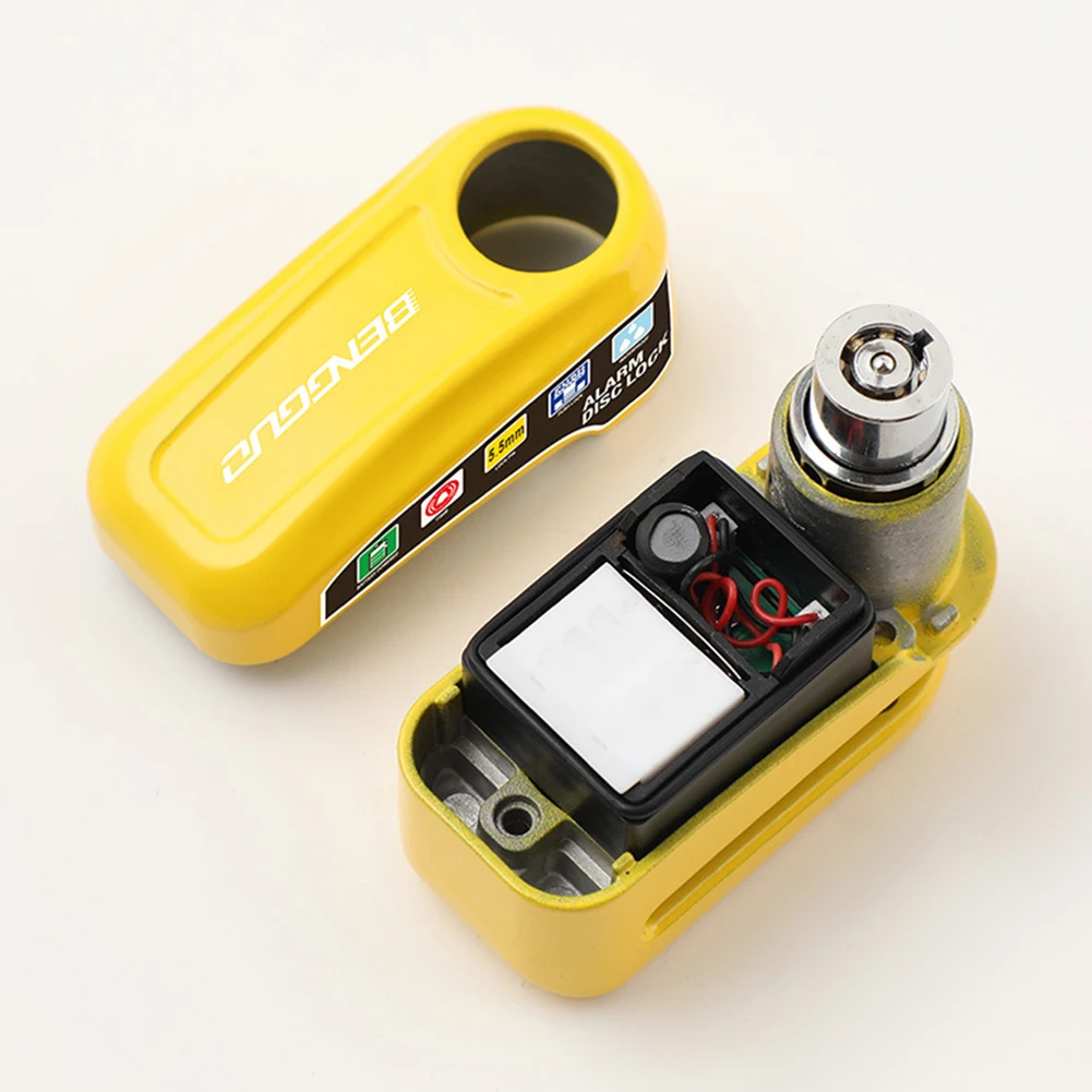 Motorcycle Bicycle Lock motorcycle lock motorcycle disc lock motorcycle disc brake lock bicycle disc brake lock bicycle lock Alarm Protection Waterproof Brakelock With Keys Anti-Theft Scooter Wheel Disc Brake
