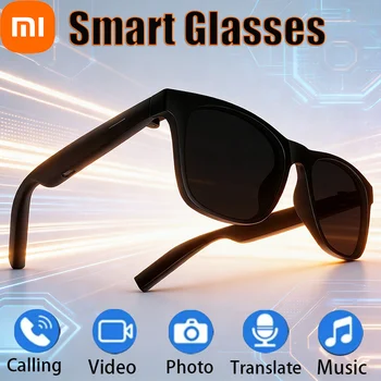 Occhiali Intelligenti XIAOMI con Controllo Remoto, Fotocamera Touch, Traduttore, Assistente Vocale, Occhiali da Sole per Adulti, Occhiali Bluetooth Wireless