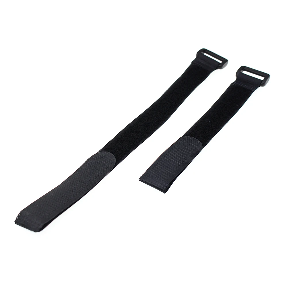 INJORA 5Pcs Black Durable  Antiskid Cable Tie Down Straps for RC Car Battery RC Crawler Tool 2*20cm/2*30cm