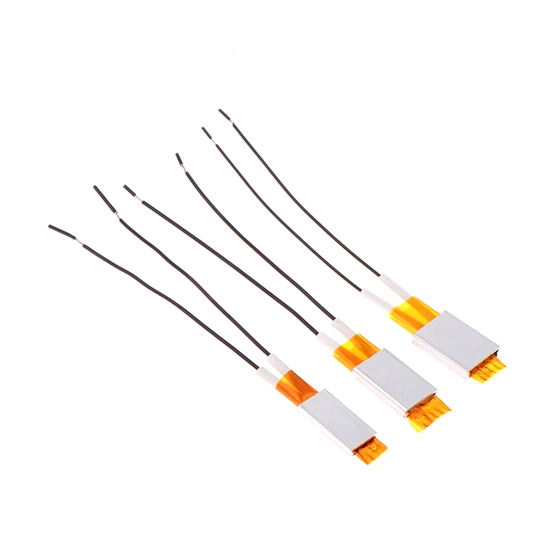 1PC 12V 80-220 Degree Thermostat PTC Aluminum Shell Ceramic Heater Element Heating Plate Heat Preservation Antifreeze Dehumidify