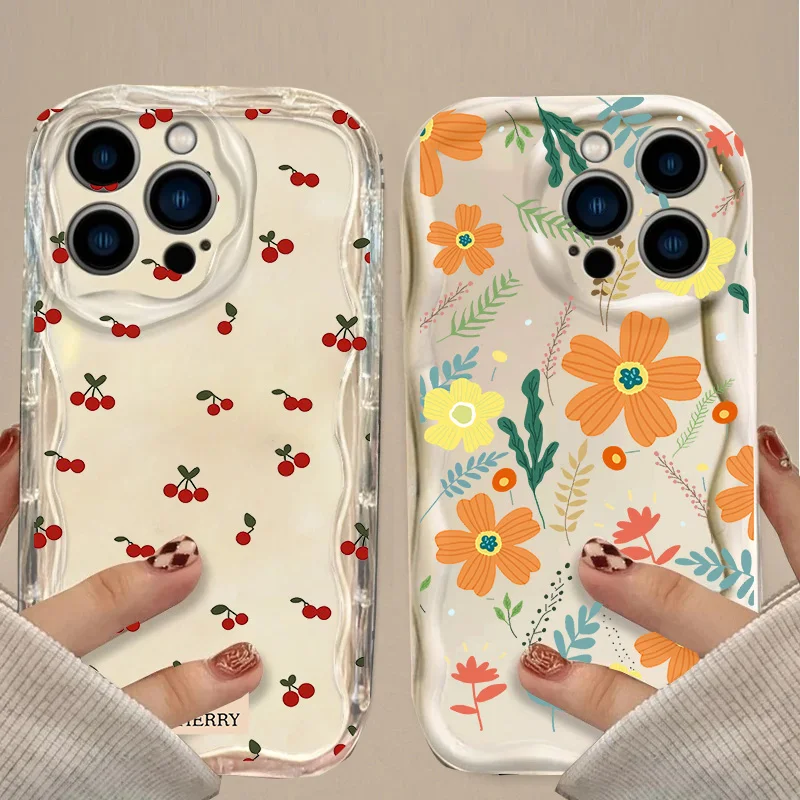 Charming Cherry Blossom Design Phone Case
