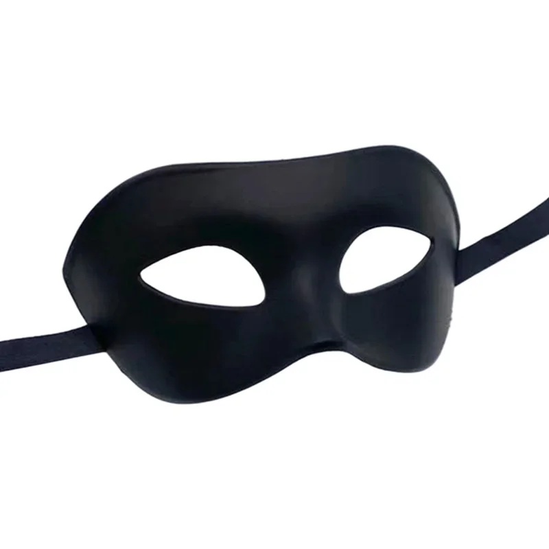 Augenmaske für venezianische Paare, Halbgesichtsmaske für Halloween-Tanz, Kopfbedeckung für Abschlussfeiern für Rollenspielkostüme, Männer und – Detail 11