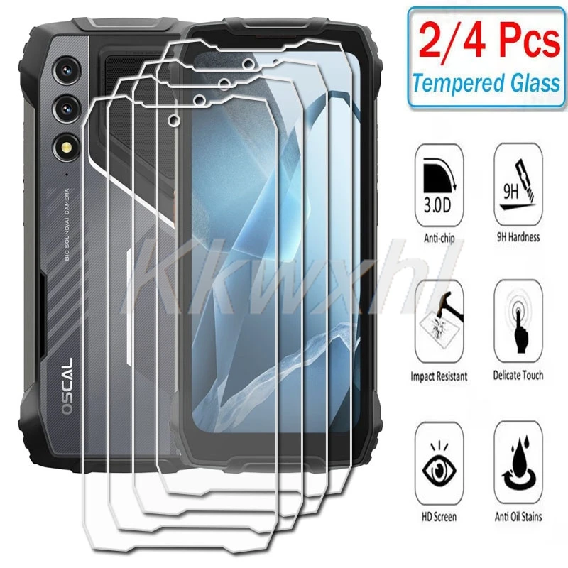 Premium 9H HD Tempered Glass Screen Protector (2-4 Pack) - High-Definition Protective Film