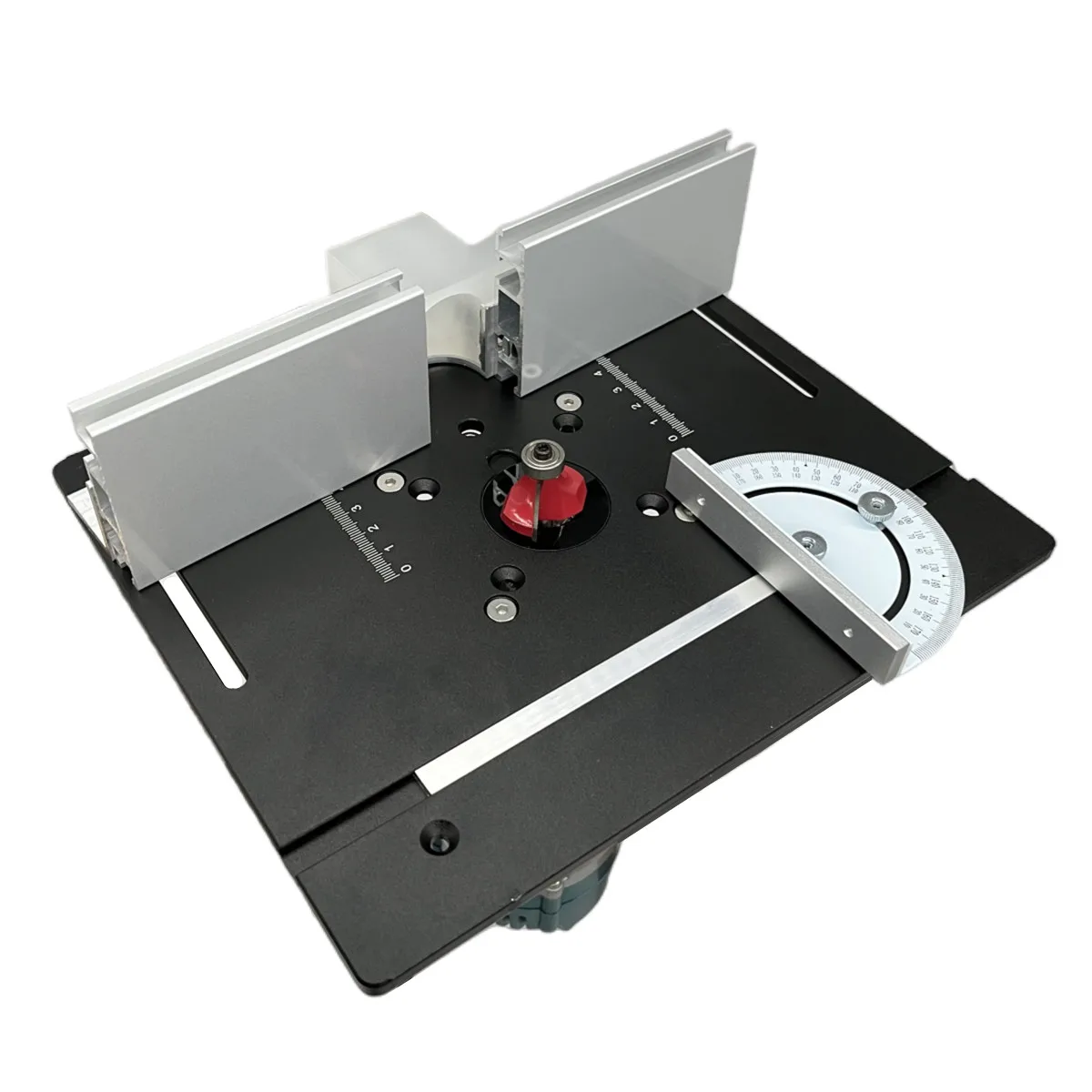 Woodworking Router Lift System and Aluminum Top Plate for 65mm Diameter Motors Workbench Trimmer Engraving Machine DIY Tools woodworking tool woodworking bench woodworking workbench router insert plate router plate woodworking lift table woodworking tool kit