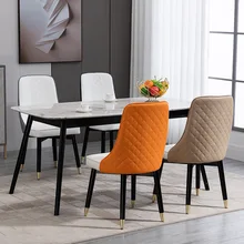 

Nordic light luxury restaurant dining chair home modern simple armchair leisure chair