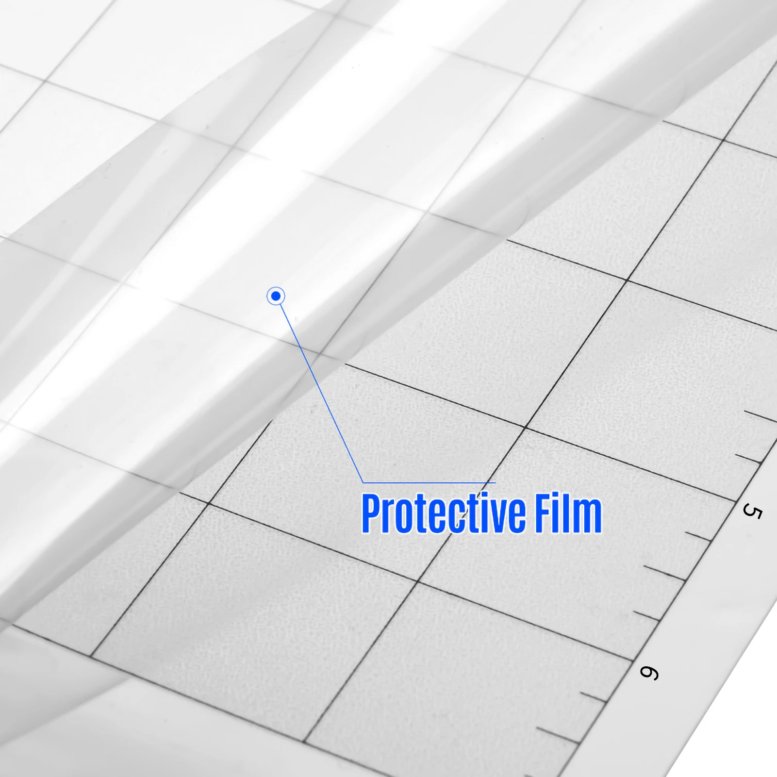 Cutting Mat 3PCS Replacement Transparent Adhesive Cricut Mat with Measuring Grid 8 by 12-Inch For Silhouette Cameo Cricut