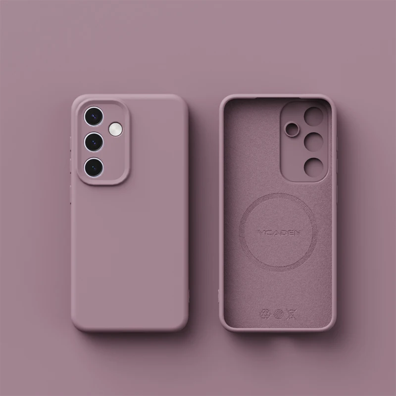 Premium Liquid Silicone Magnetic Case - Ultra Soft Shockproof Matte Candy Cover