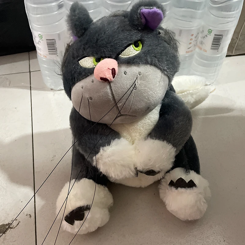 Juguete de peluche de Disney Lucifer para niños y niñas, peluches de animales de peluche Kawaii, Figaro japonés, gato de la Cenicienta, regalos de cumpleaños, 30-60cm